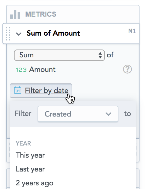 filter metrics