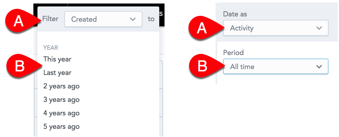 date filters