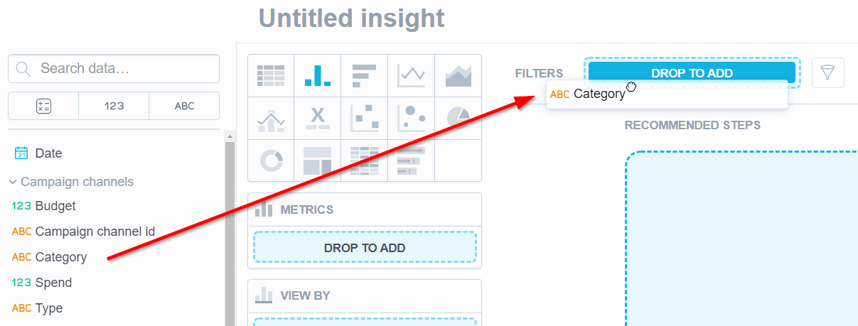 filter bar