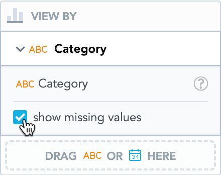 show empty values