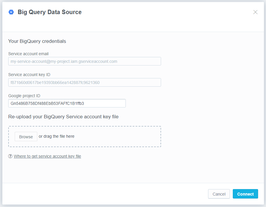 GoodData Modeler Add Datasource