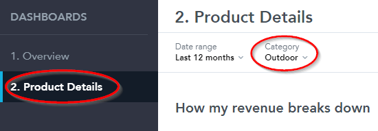 when the metric is clicked