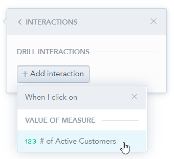 select a metric