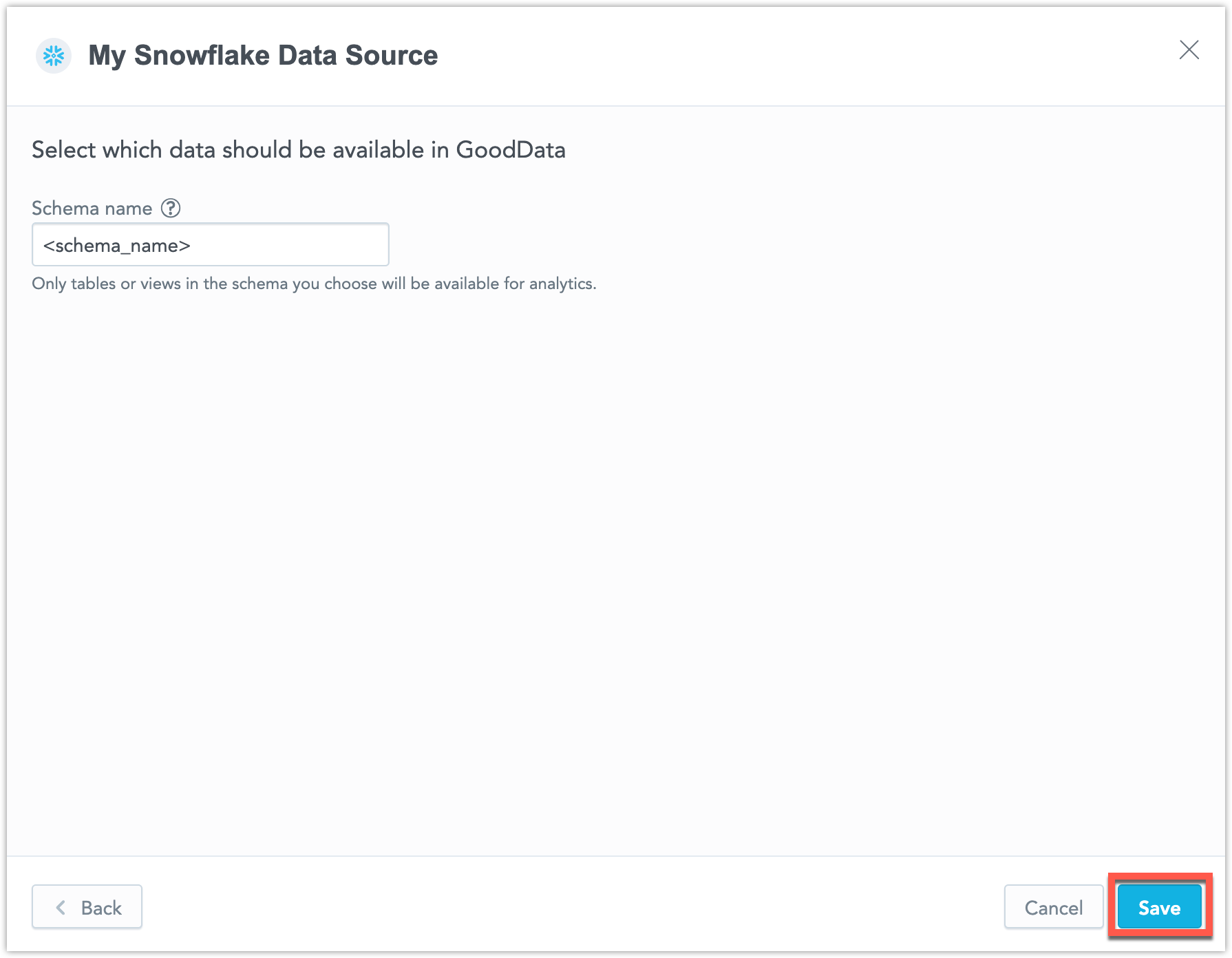 The Connection schema