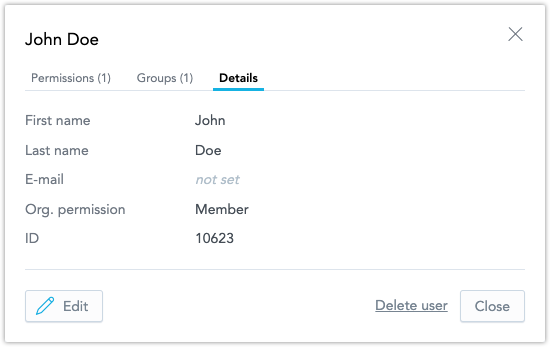 Users & Groups Section