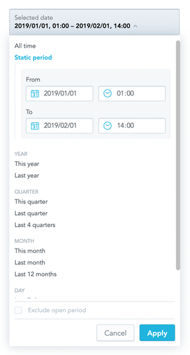 DateFilter Component