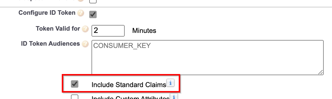 Include standard claims