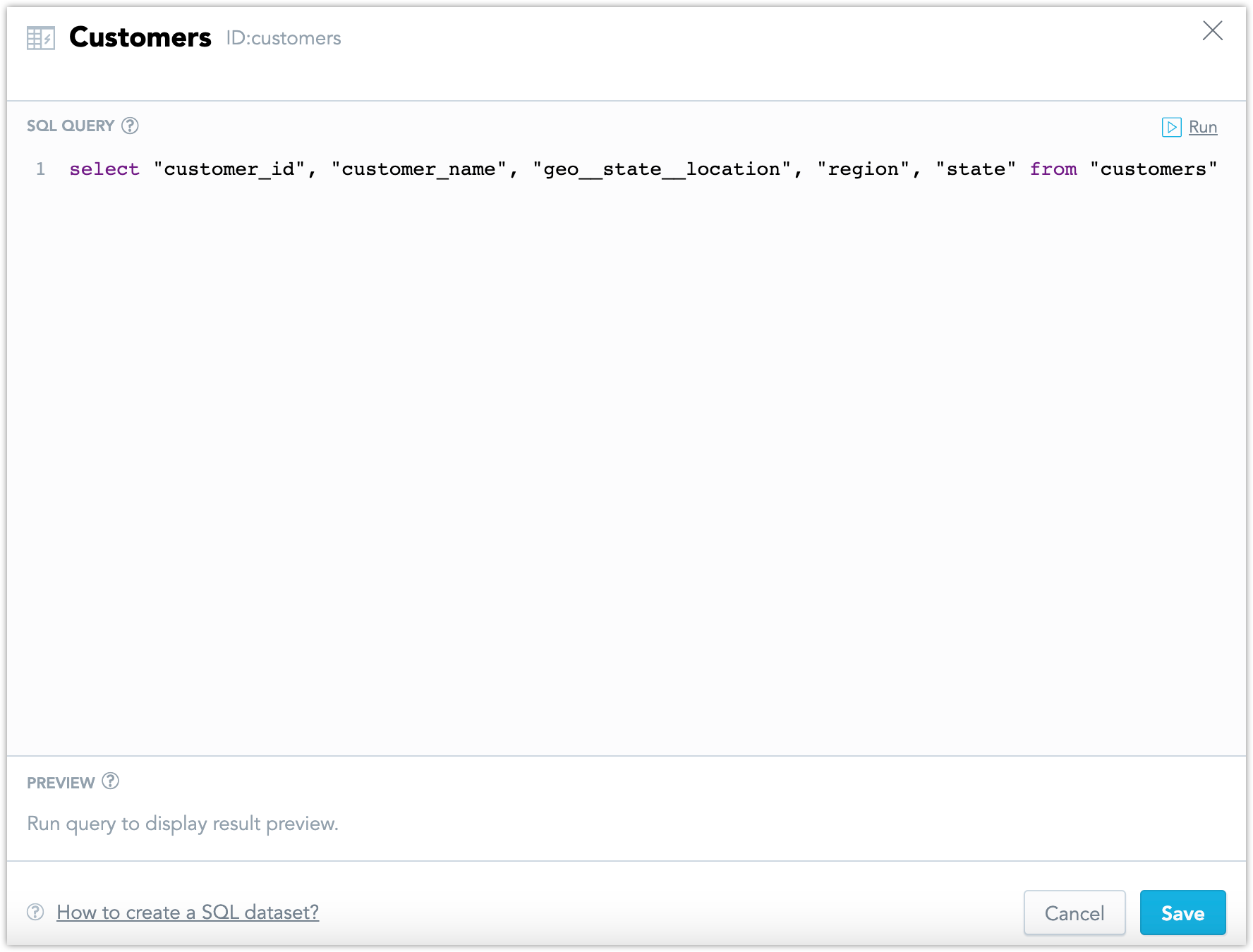 Convert To SQL Dataset 3