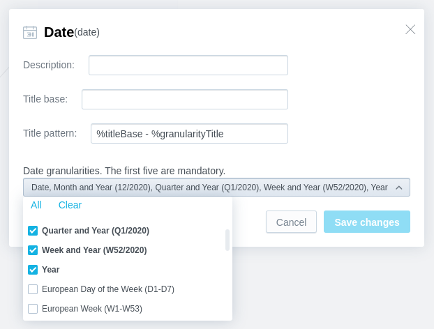 Date details dialog