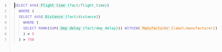 Complex MAQL Metric Example in GoodData Complex MAQL Metric Example in GoodData