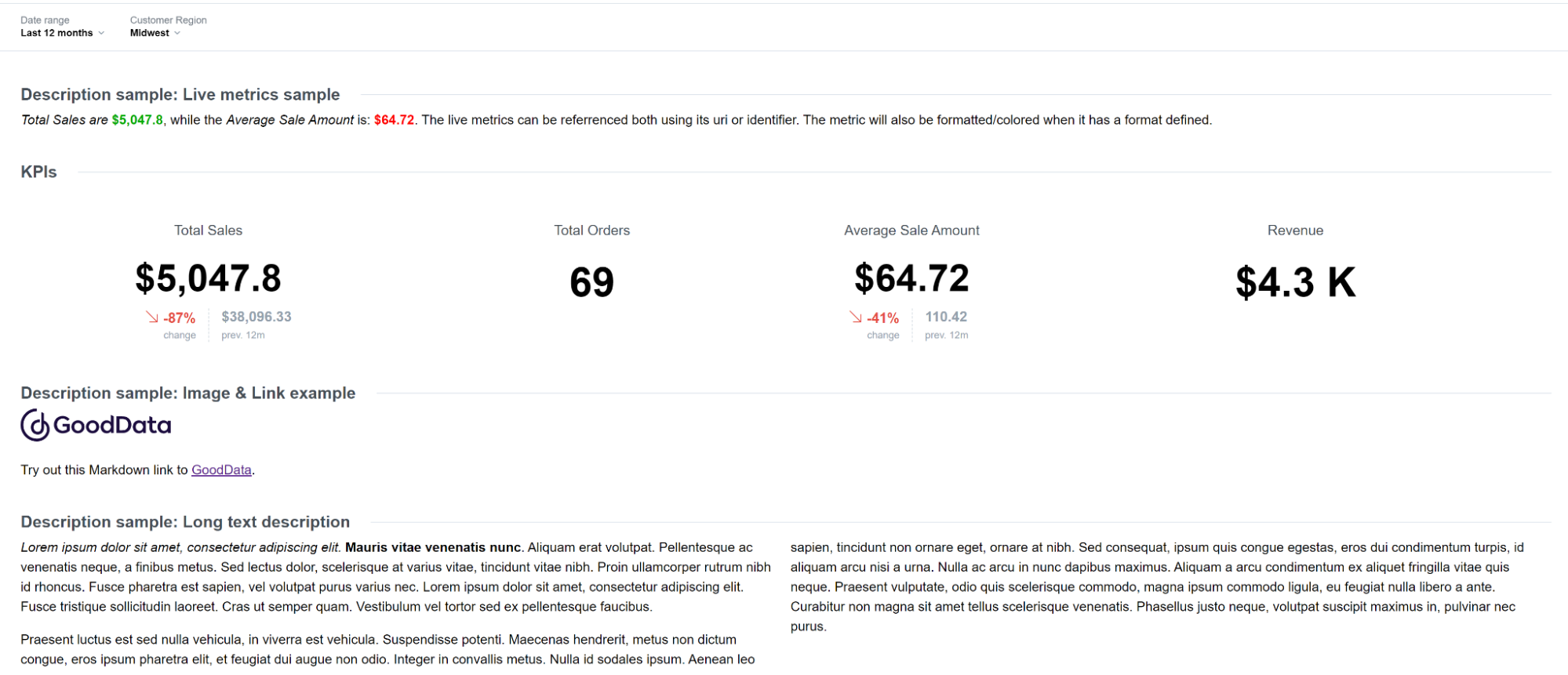 Example of GoodData Dashboard Plugin Example of GoodData Dashboard Plugin