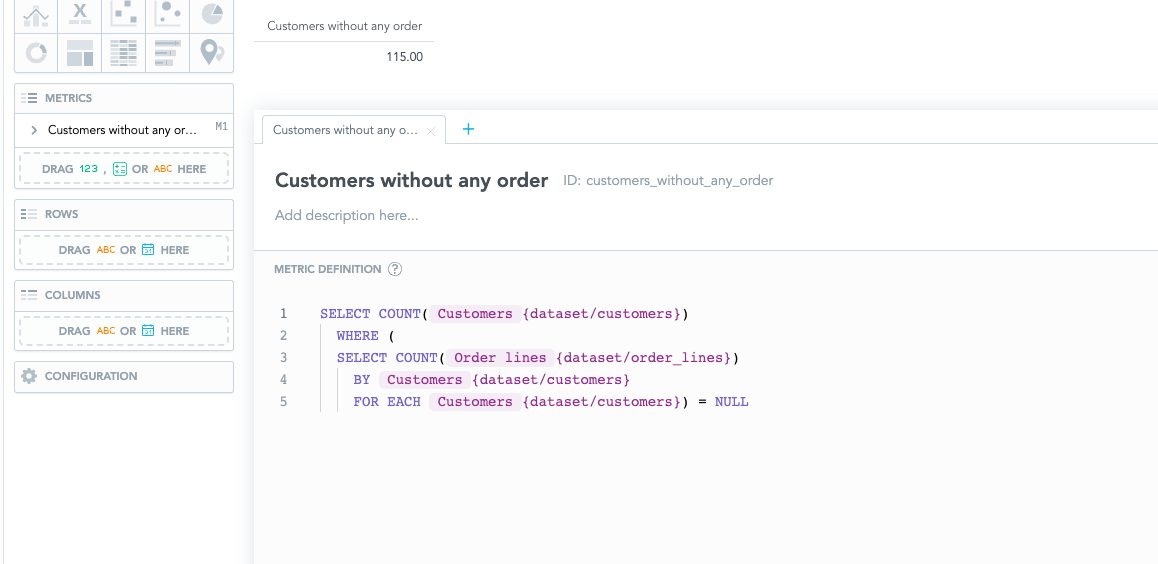 ‘Outer Joins’ usage in MAQL - FOR EACH clause