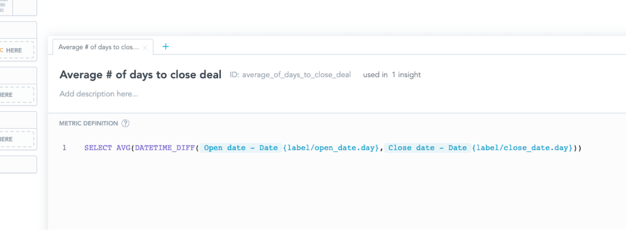 Example with DATETIME_DIFF