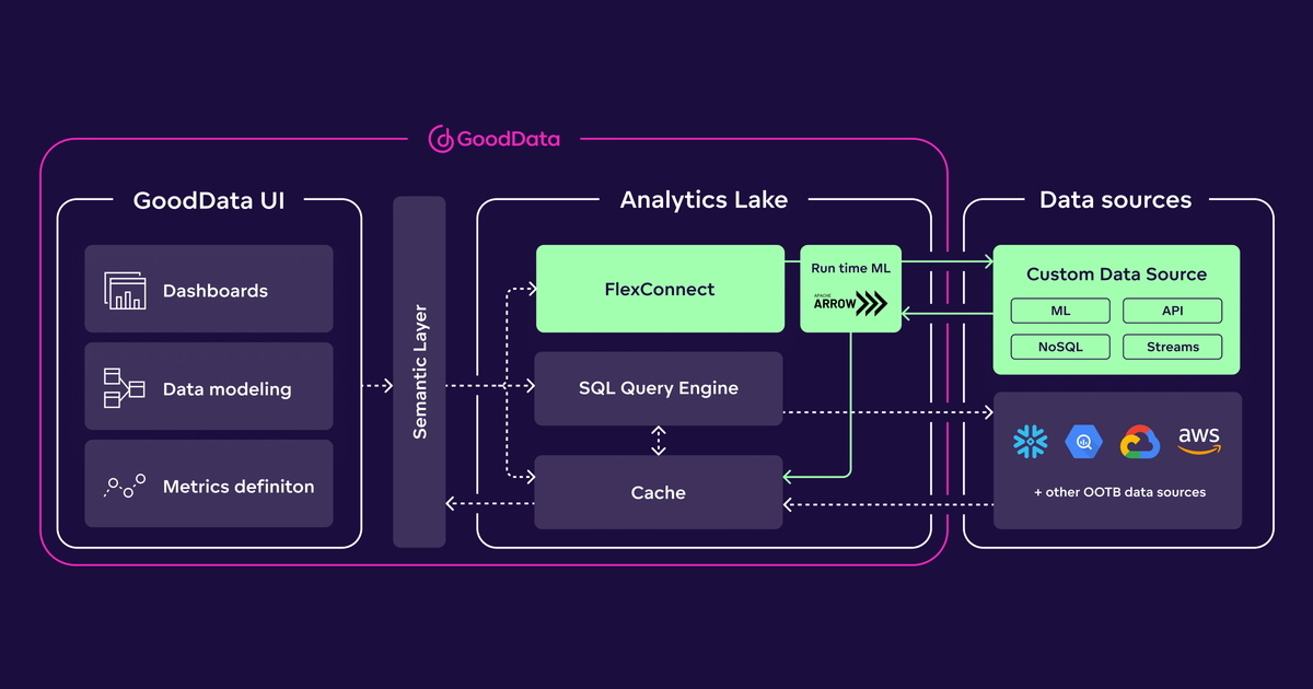 GoodData Schema detailing FlexConnect GoodData Schema FlexConnect