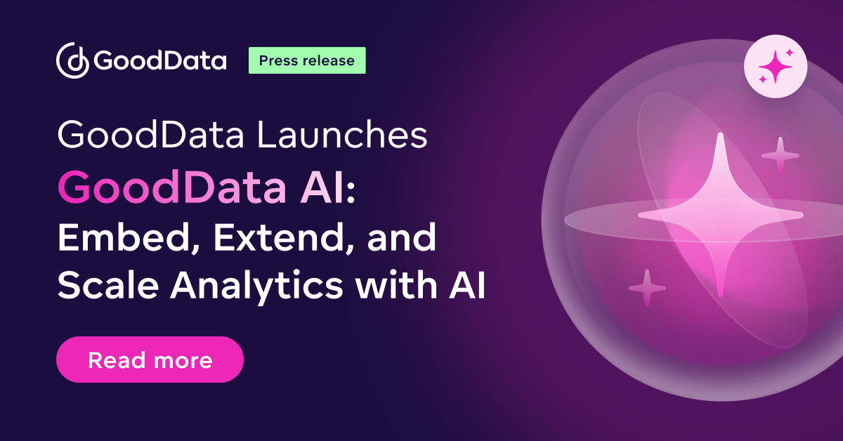 GoodData Launches GoodData AI: Embed, Extend, and Scale Analytics with AI