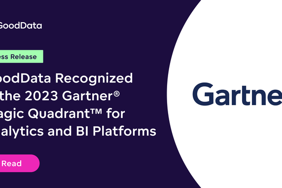 GoodData Recognized in the 2023 Gartner® Magic Quadrant™ for Analytics and BI Platforms