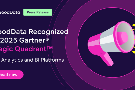 GoodData Recognized in 2025 Gartner® Magic Quadrant™ for Analytics and BI Platforms