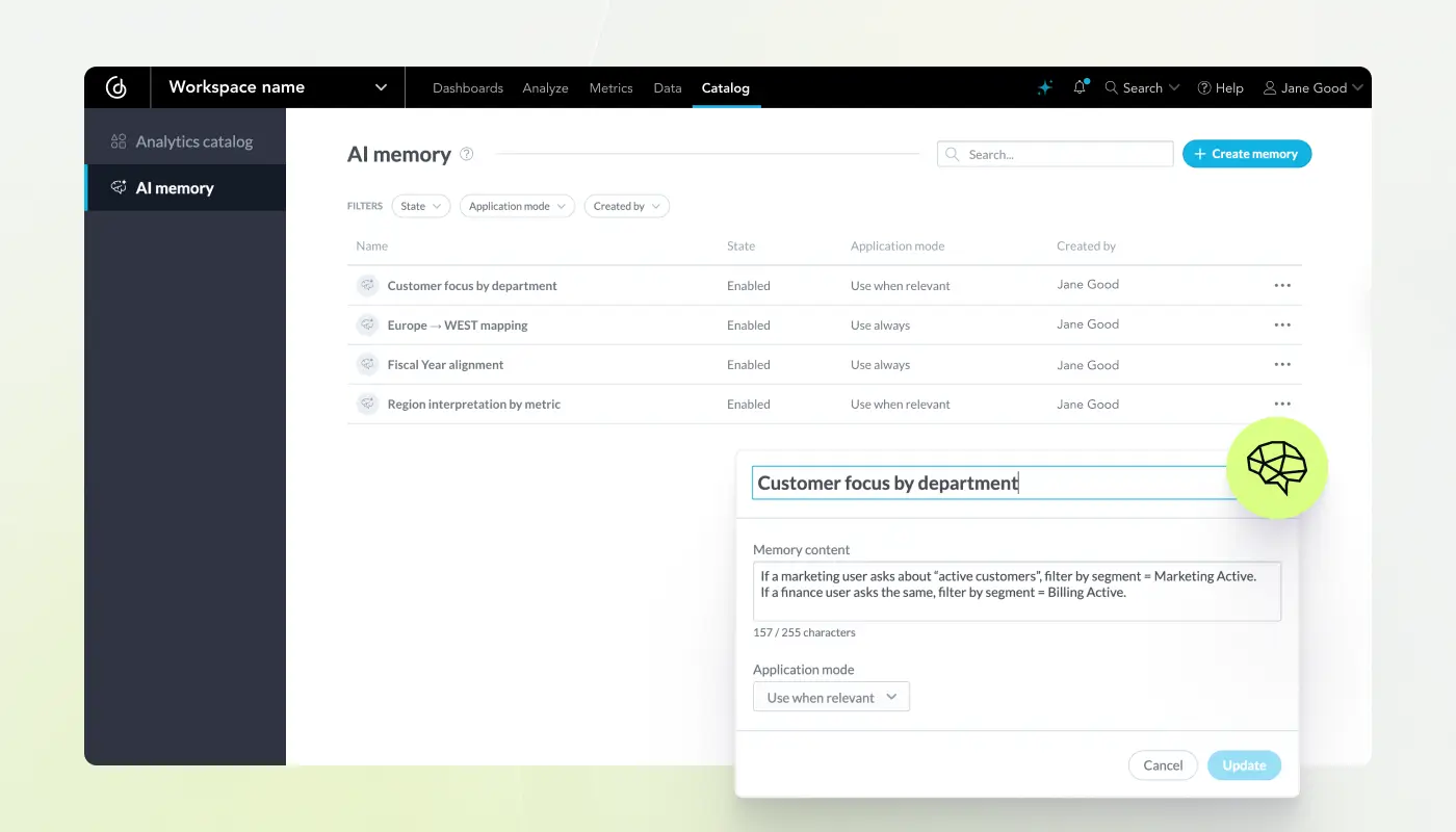 Understands your <span>business context</span>