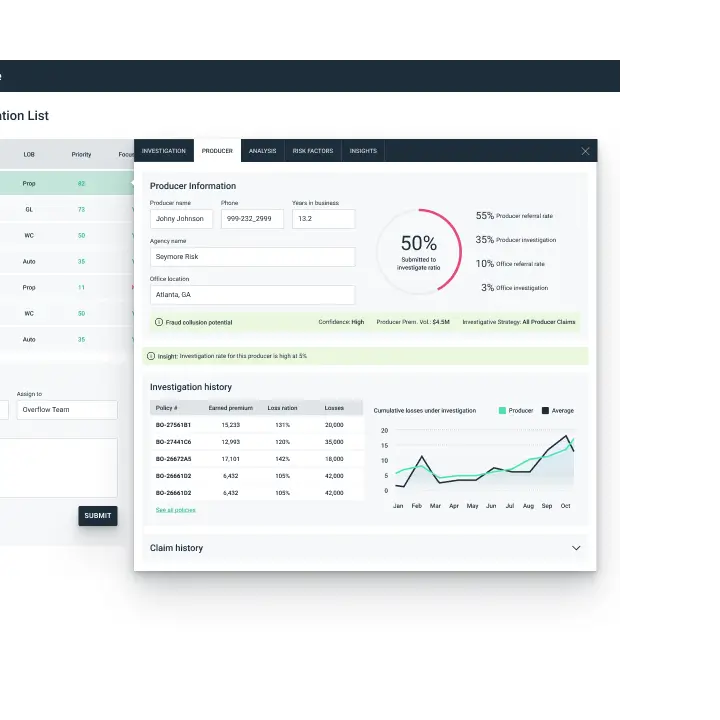 Producer & broker details