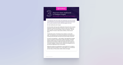 How to Turn Static Dashboards Into Intelligent Insights