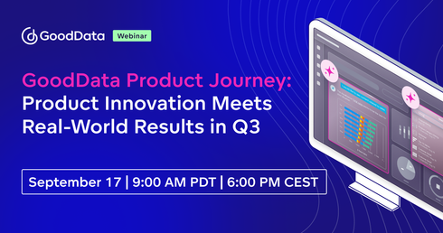 GoodData Product Journey: Product Innovation Meets Real-World Results in Q3