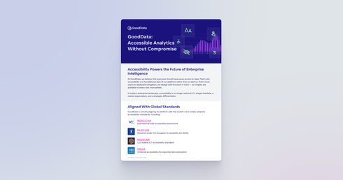 GoodData: Accessible Analytics Without Compromise