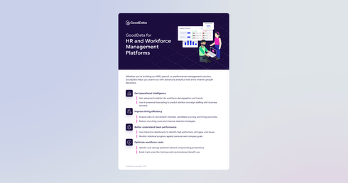 GoodData for  HR and Workforce Management Platforms