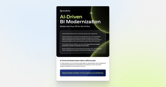 Cover image for AI-Driven BI Modernization