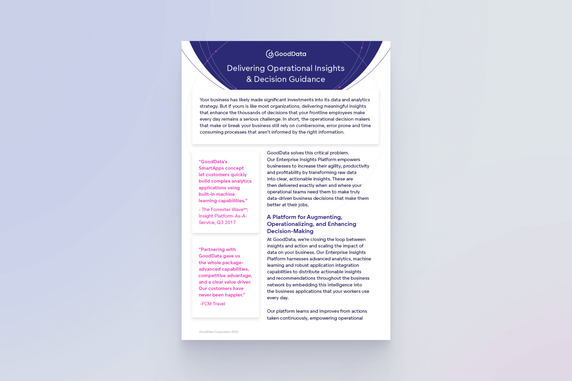 Cover image for GoodData for Enterprises