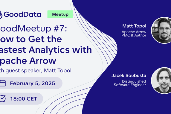 Cover image for GoodMeetup #7: How to Get the Fastest Analytics with Apache Arrow