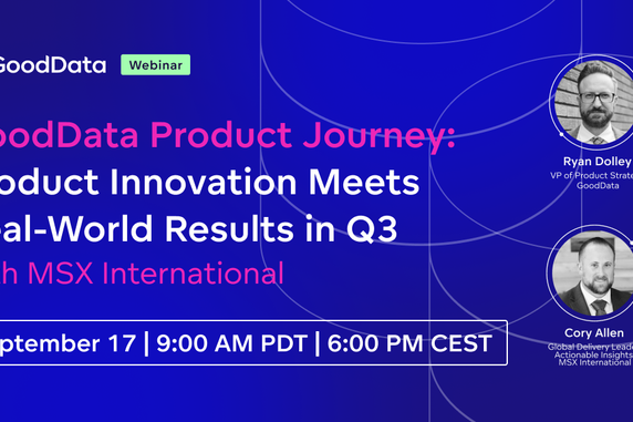 GoodData Product Journey: Product Innovation Meets Real-World Results in Q3