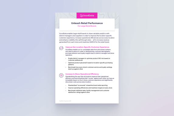 Cover image for Retail Analytics Brief