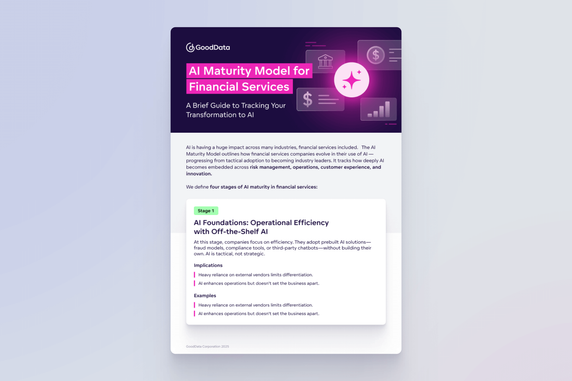 AI Maturity Model for Financial Services