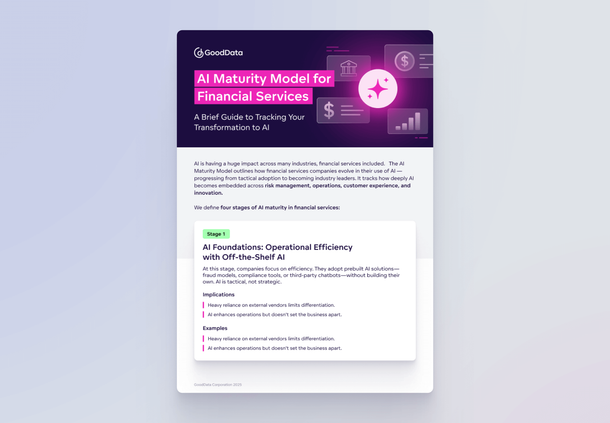 AI Maturity Model for Financial Services
