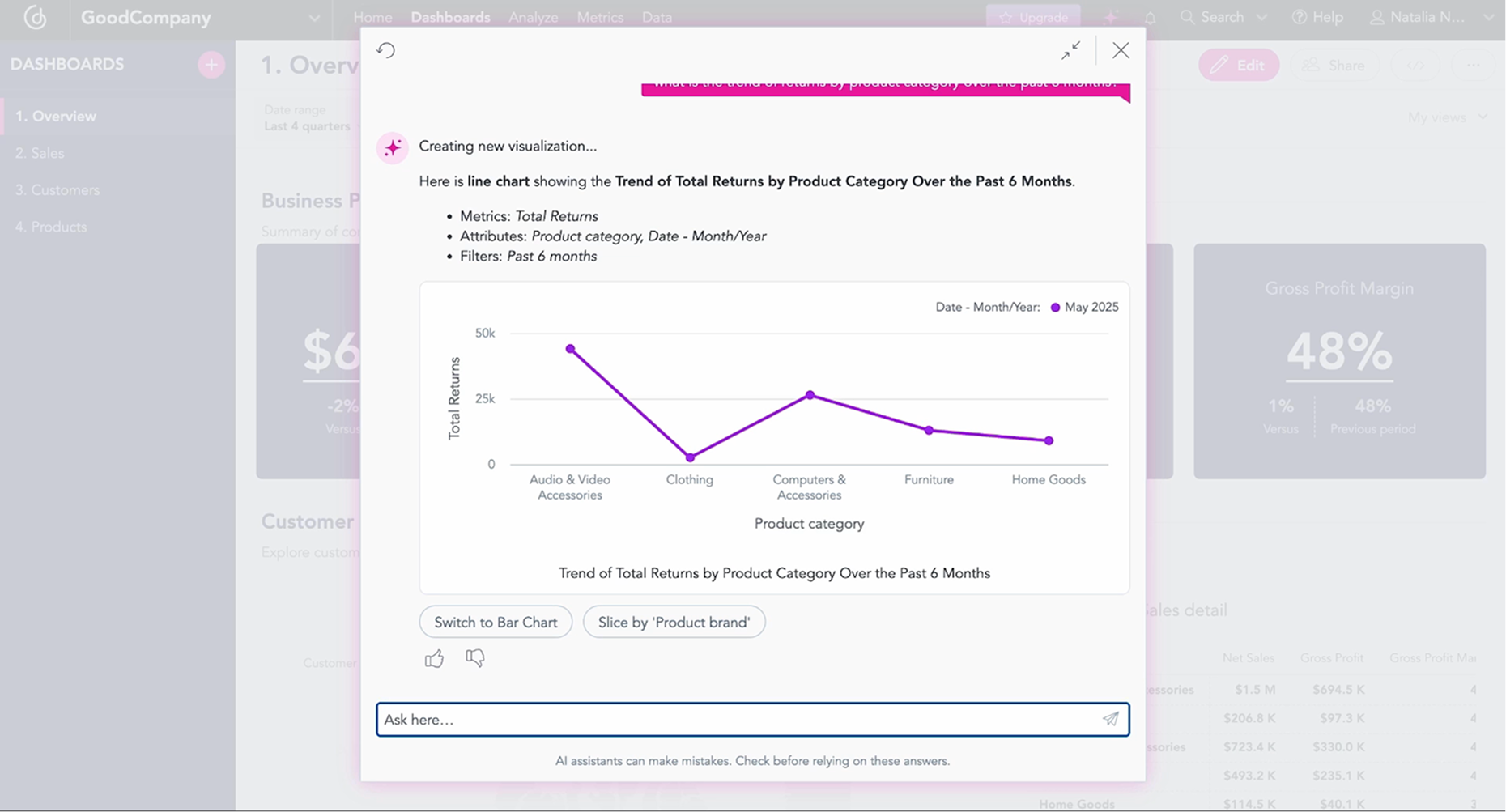 A deterministic query engine can ensure consistent, explainable, governed results